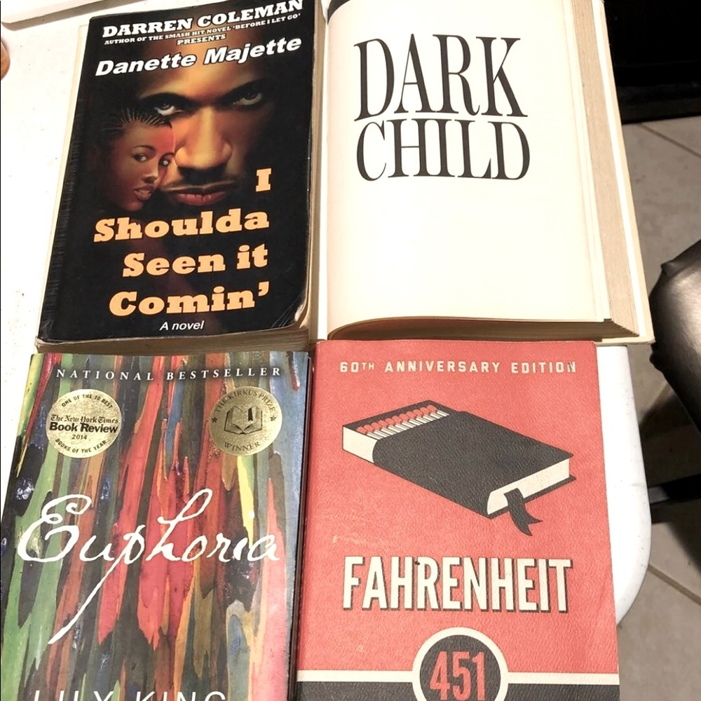 (3/ $15) Bundle of 4 Fiction books